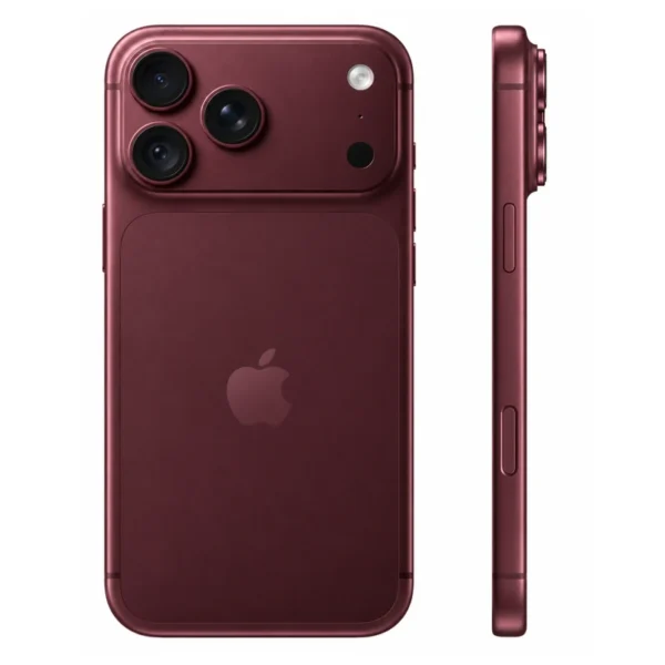 Iphone 18 Burgundy Back and side view